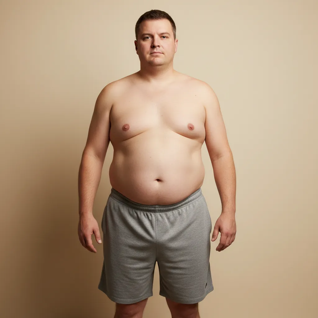 Original body photo before AI transformation