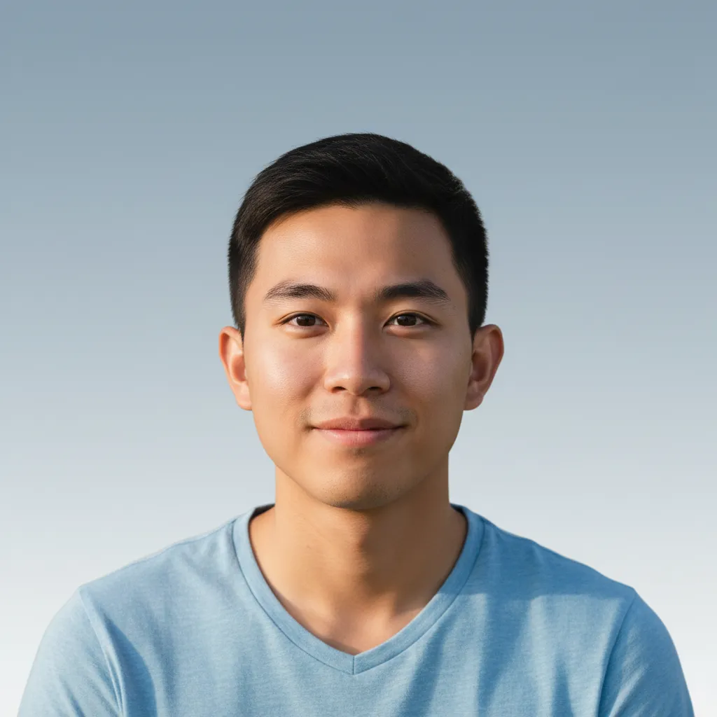 AI-generated resume photo